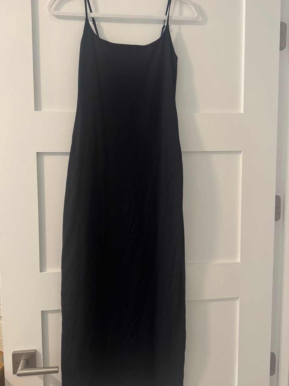 Aritzia Black Maxi Dress with Spaghetti Straps